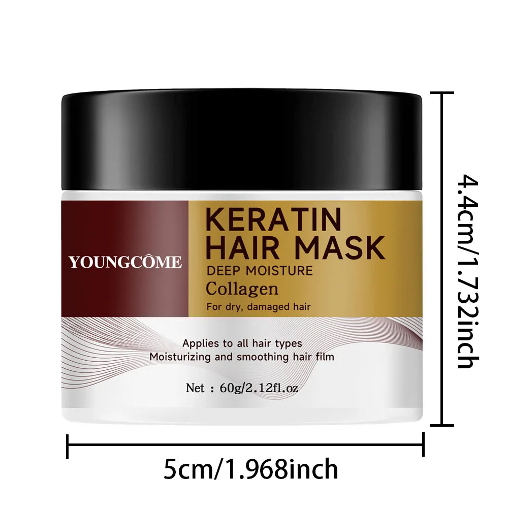 Collagen Keratin Hair Mask - Moisturize & Condition 30g/60g